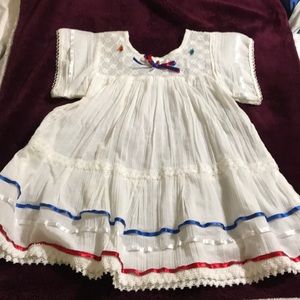 Little girl Mexican dress